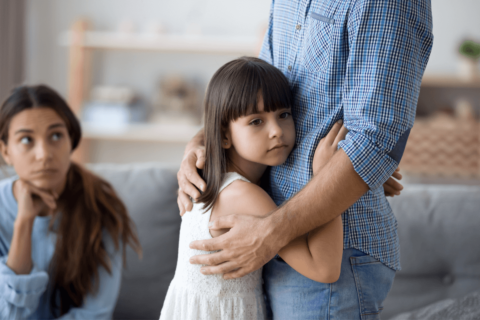 image of child hugging a Non-Custodial-Parent